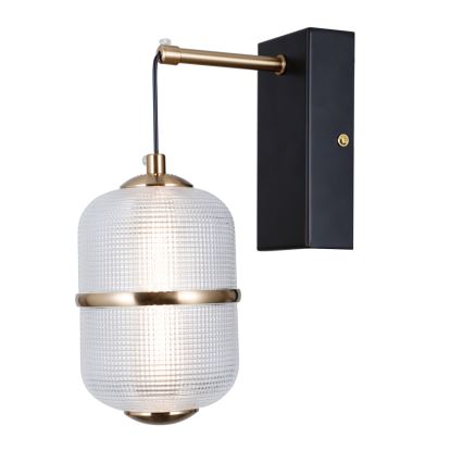 ITALUX - LED zidna lampa ALANI LED/6W/230V 3000K crna/zlatna