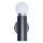 ITALUX - Zidna lampa MACERA 1xE27/40W/230V crna