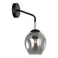ITALUX - Zidna svetiljka BORGO 1xE27/40W/230V crna