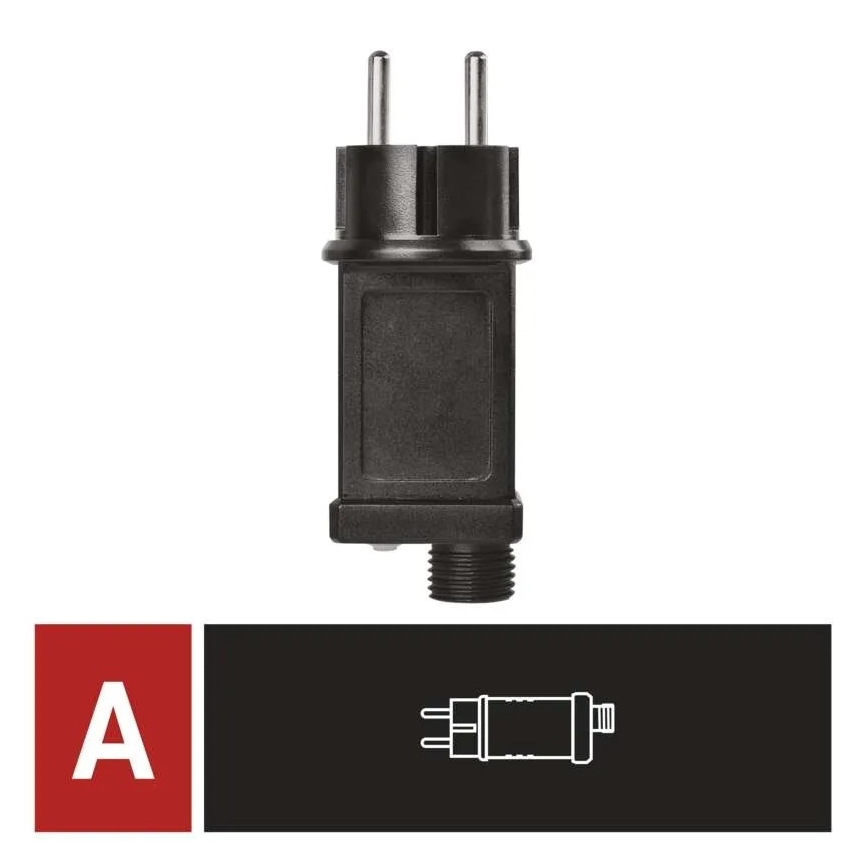 Izvor napajanja za božićna spojna svetla 12W/230V IP44