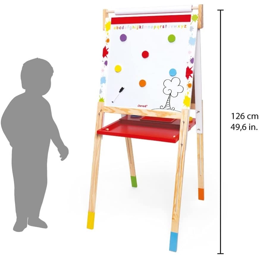 Janod - Crvena magnetna tabla