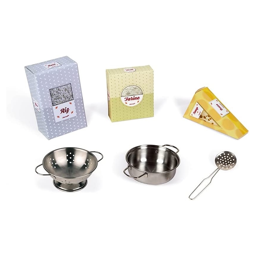 Janod - Drvena kuhinjica sa LED pločom MOZAIC 2xLR6