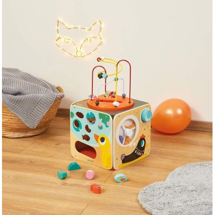 Janod - Interaktivna kocka sa lavirintom MULTI ACTIVITY