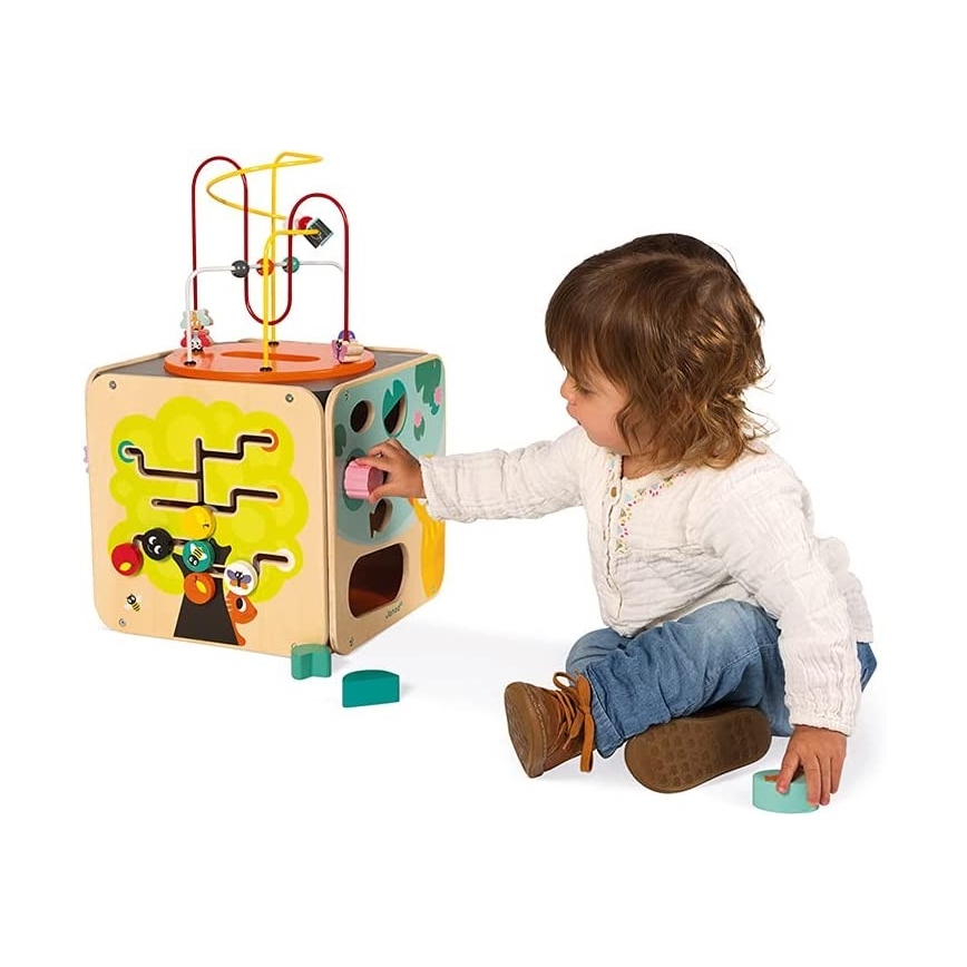 Janod - Interaktivna kocka sa lavirintom MULTI ACTIVITY