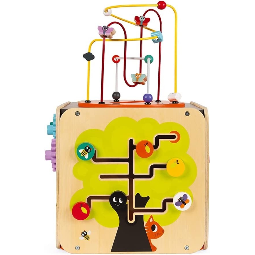 Janod - Interaktivna kocka sa lavirintom MULTI ACTIVITY