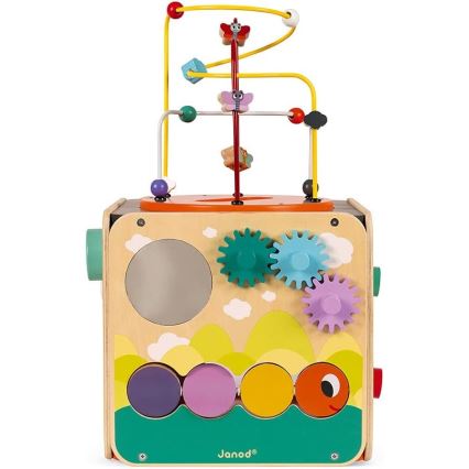 Janod - Interaktivna kocka sa lavirintom MULTI ACTIVITY