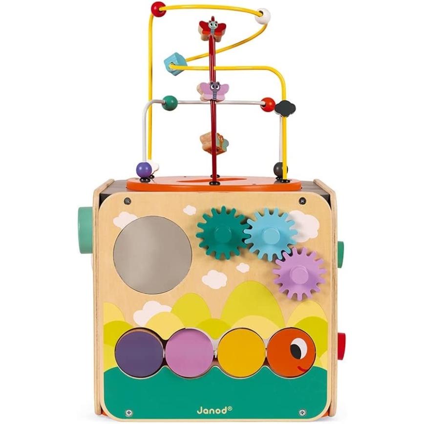 Janod - Interaktivna kocka sa lavirintom MULTI ACTIVITY