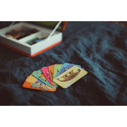 Janod - Magnetički interaktivni set MAGNETIBOOK dinosauri