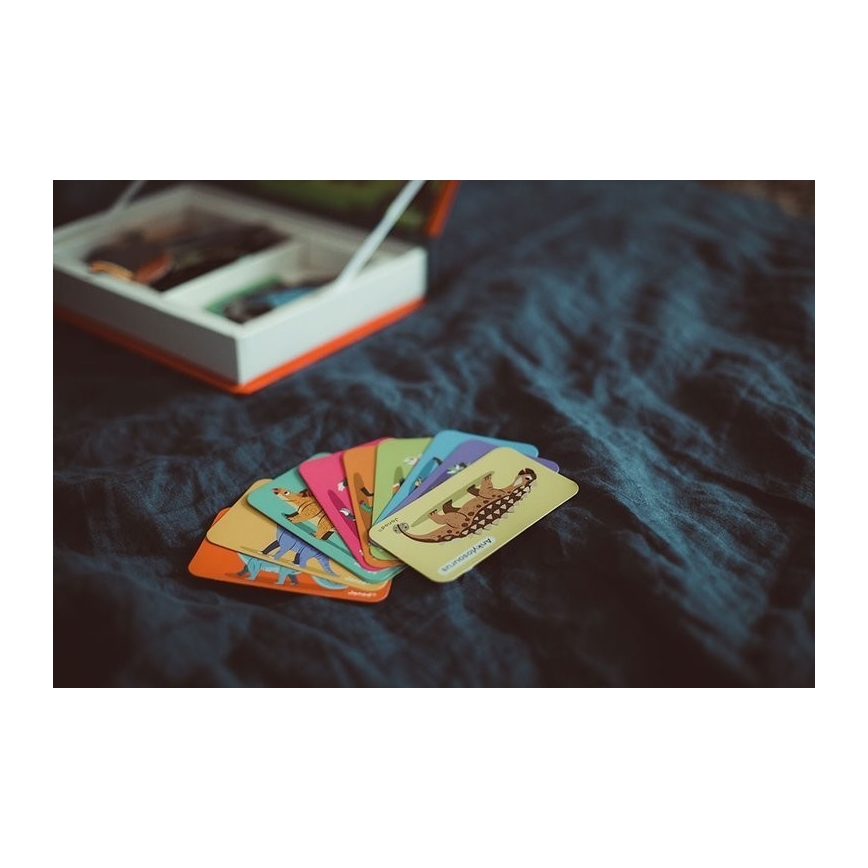 Janod - Magnetički interaktivni set MAGNETIBOOK dinosauri