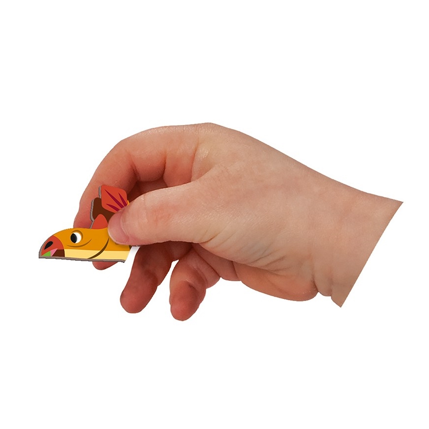 Janod - Magnetički interaktivni set MAGNETIBOOK dinosauri