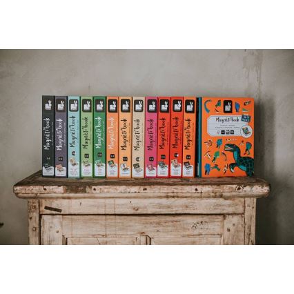 Janod - Magnetički interaktivni set MAGNETIBOOK: prevozna sredstva