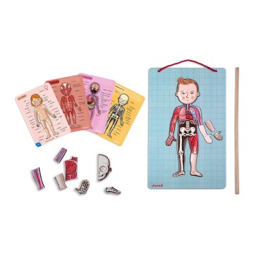 Janod - Magnetna slagalica BODYMAGNET ljudsko telo