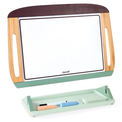 Janod - Magnetna tabla za sto zelena/braon