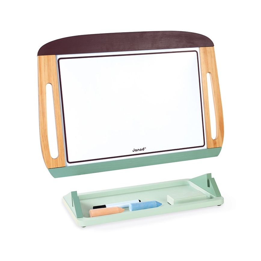 Janod - Magnetna tabla za sto zelena/braon