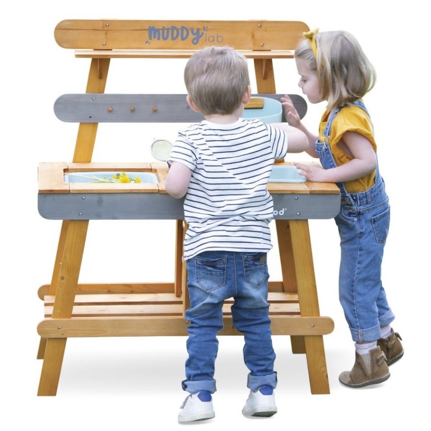 Janod - Spoljašnja drvena kuhinja MUDDY LAB