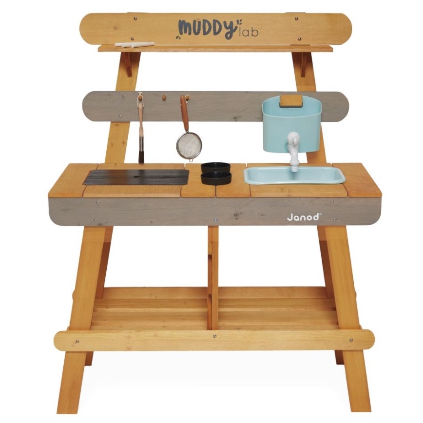 Janod - Spoljašnja drvena kuhinja MUDDY LAB