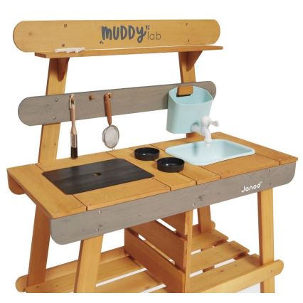 Janod - Spoljašnja drvena kuhinja MUDDY LAB