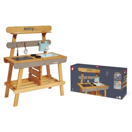 Janod - Spoljašnja drvena kuhinja MUDDY LAB