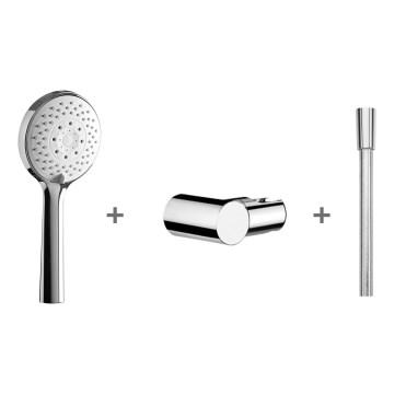 JIKA H3651X00043621 - Set za tuširanje CUBITO sjajni hrom