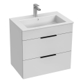 JIKA H4536021763001 - Ormarić za kupatilo sa umivaonikom CUBE 60,7x65 cm bela