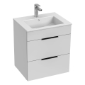 JIKA H4536121763001 - Kupatilski ormarić sa umivaonikom CUBE 60,7x55 cm beo