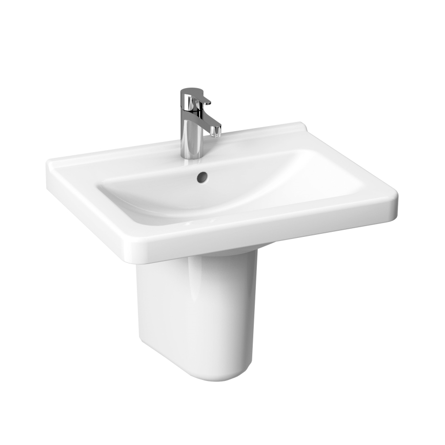JIKA H8104220001041 - Zidni umivaonik CUBITO 55x42 cm keramika/bela