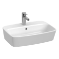 JIKA H8183820001041 - Umivaonik za postavljanje na ploču LYRA 55x40 cm keramika/bela