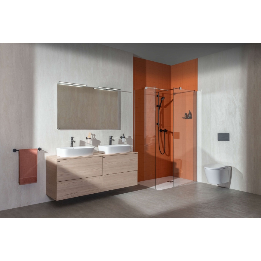 JIKA H8183820001041 - Umivaonik za postavljanje na ploču LYRA 55x40 cm keramika/bela