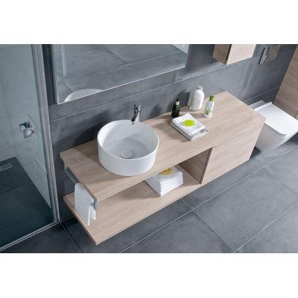 JIKA H8184200001121 - Nadgradni umivaonik CUBITO, prečnik 40 cm, keramika/bela