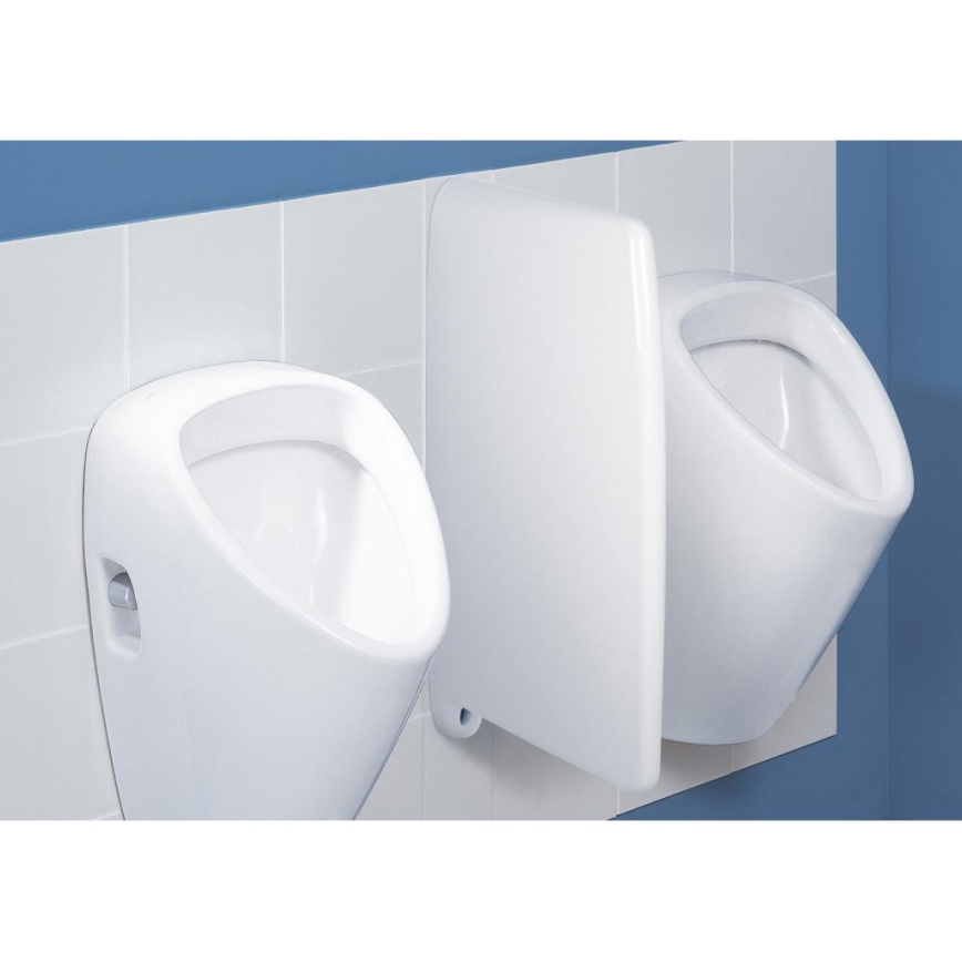 JIKA H8476010000001 - Pregrada za pisoar SPLIT 66x41 cm keramika/bela