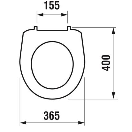 JIKA H8933830000001 - WC daska LYRA termoplast/bela