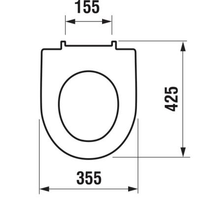 JIKA H8933843000631 - WC daska LYRA duroplast/bela