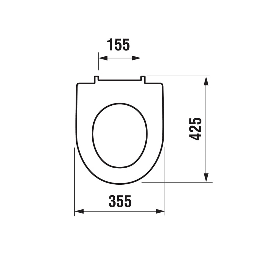 JIKA H8933843000631 - WC daska LYRA duroplast/bela