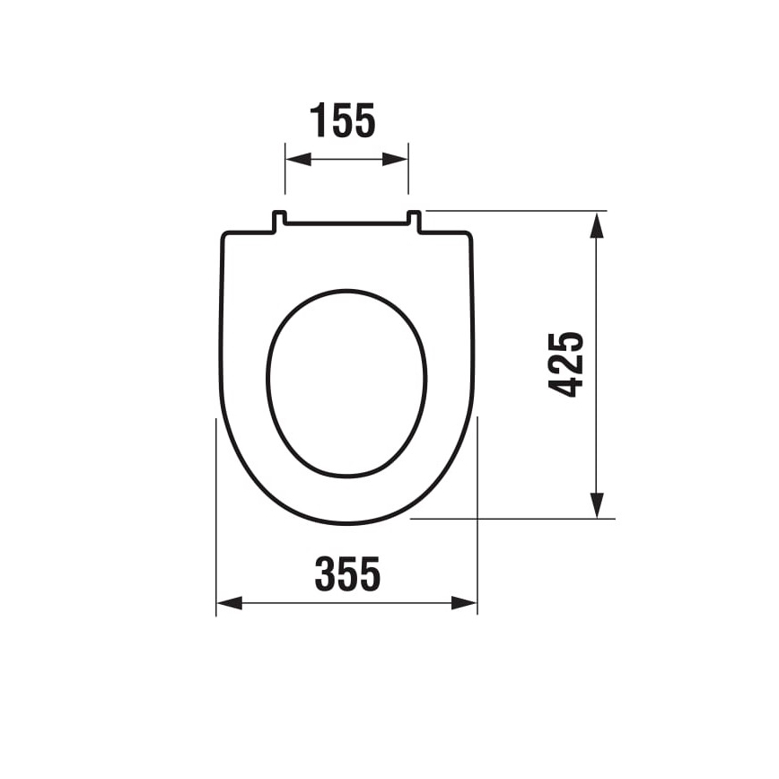 JIKA H8933853000001 - WC daska LYRA sa prigušiva SoftClose mehanizmom, duroplast/bela