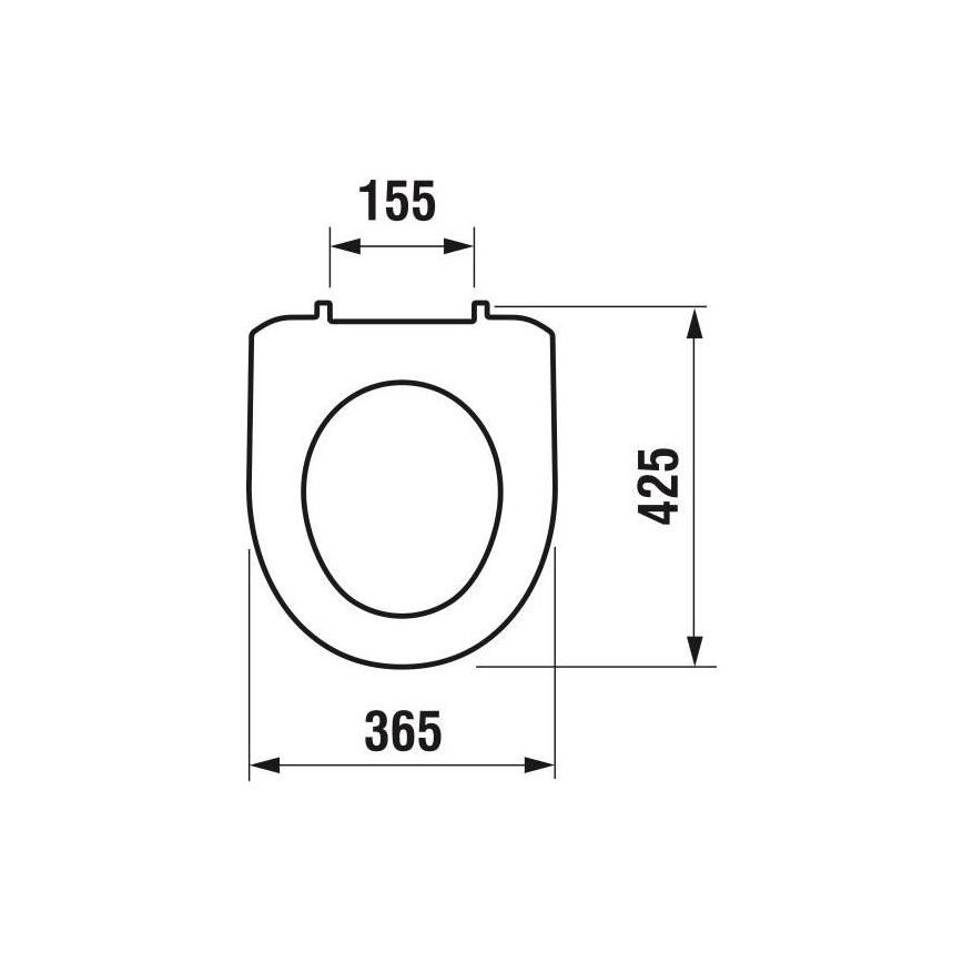 JIKA H8933870000001 - Daska za WC LYRA termoplast/bela