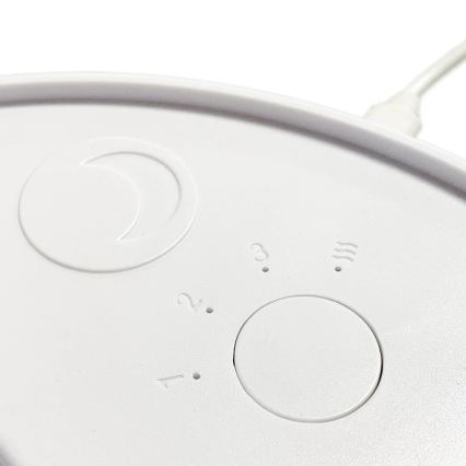 JOHNSON - Punjivi stoni ventilator GIRAFFA 5W/3,7V 1200 mAh prečnik 20 cm bela
