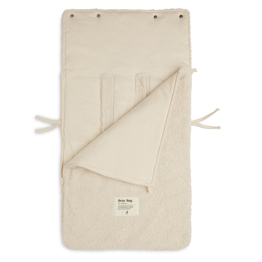 Jollein - Vreća za autosedište BOUCLE 42x82 cm, bouclé prirodne boje
