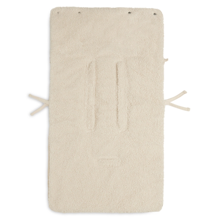 Jollein - Vreća za autosedište BOUCLE 42x82 cm, bouclé prirodne boje