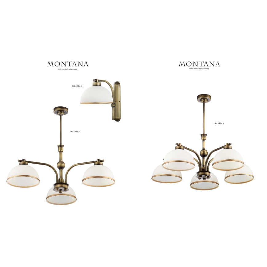 Jupiter 1164 - Viseće svetilo MONTANA 5xE27/60W/230V