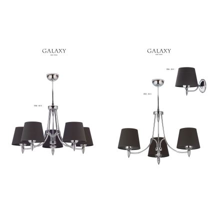 Jupiter 1254 - GX 3 - Luster na štapu GALAXY 3xE27/60W/230V