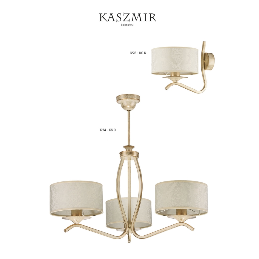 JUPITER 1274-KS3E - Luster KASZMIR 3xE27/60W