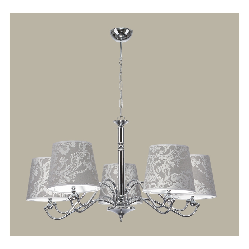 JUPITER 1289-VS5 - Viseća svetiljka VENUS 5xE27/60W