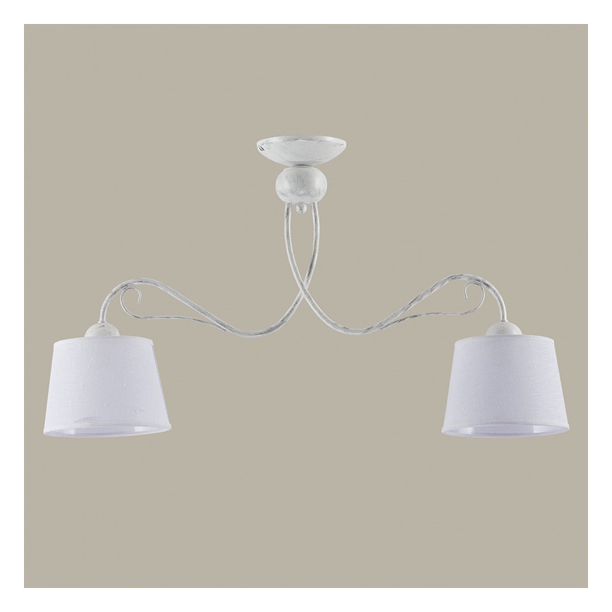 Jupiter 1348 - KM 2 PB - Plafonsko svetlo KAMELIA 2xE27/60W/230V