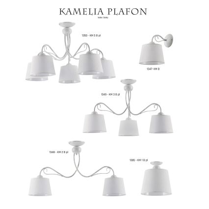 Jupiter 1349 - KM 3 PB - Stropna svetiljka KAMELIA 3xE27/60W/230V