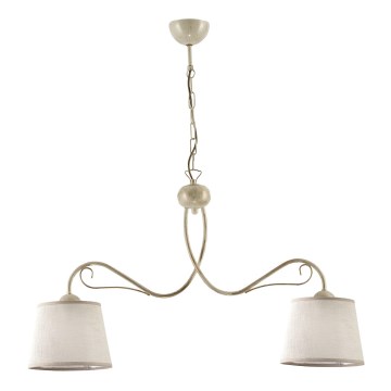 Jupiter 1352 - KM 2 E - Luster na lancu KAMELIA 2xE27/60W/230V