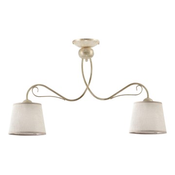 Jupiter 1356 - KM 2 PE - Plafonsko svetlo KAMELIA 2xE27/60W/230V