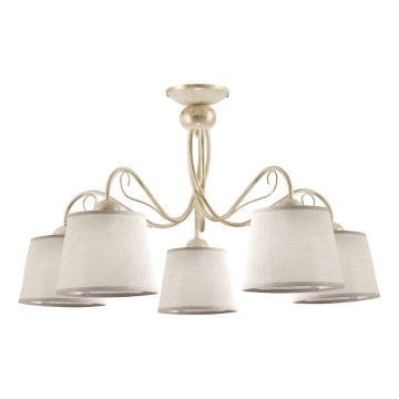 Jupiter 1358 - KM 5 PE - Plafonsko svetlo KAMELIA 5xE27/60W/230V