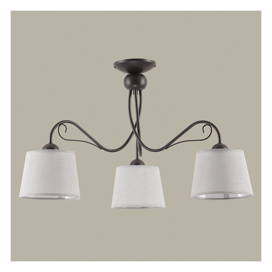 Jupiter 1365 - KM 3 PV - Plafonsko svetlo KAMELIA 3xE27/60W/230V