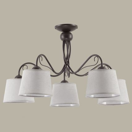 Jupiter 1366 - KM 5 PV - Plafonsko svetlo KAMELIA 5xE27/60W/230V