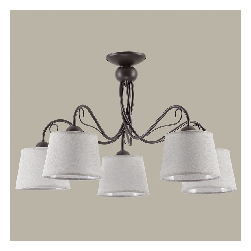 Jupiter 1366 - KM 5 PV - Plafonsko svetlo KAMELIA 5xE27/60W/230V